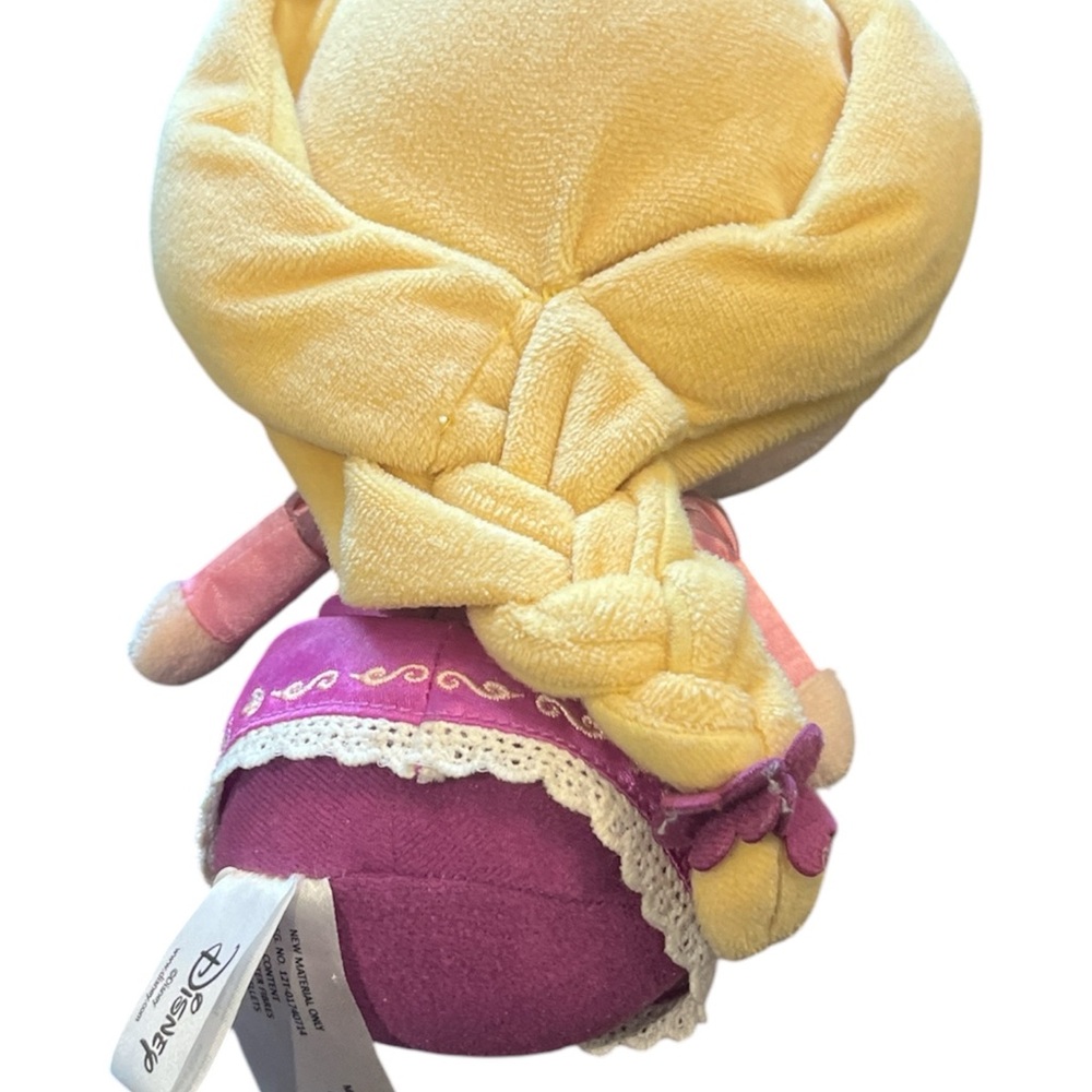 DISNEY FUNKO Plush Princess Rapunzel Tangled Soft Doll Pink & Purple Dress 8" - Picture 4 of 6